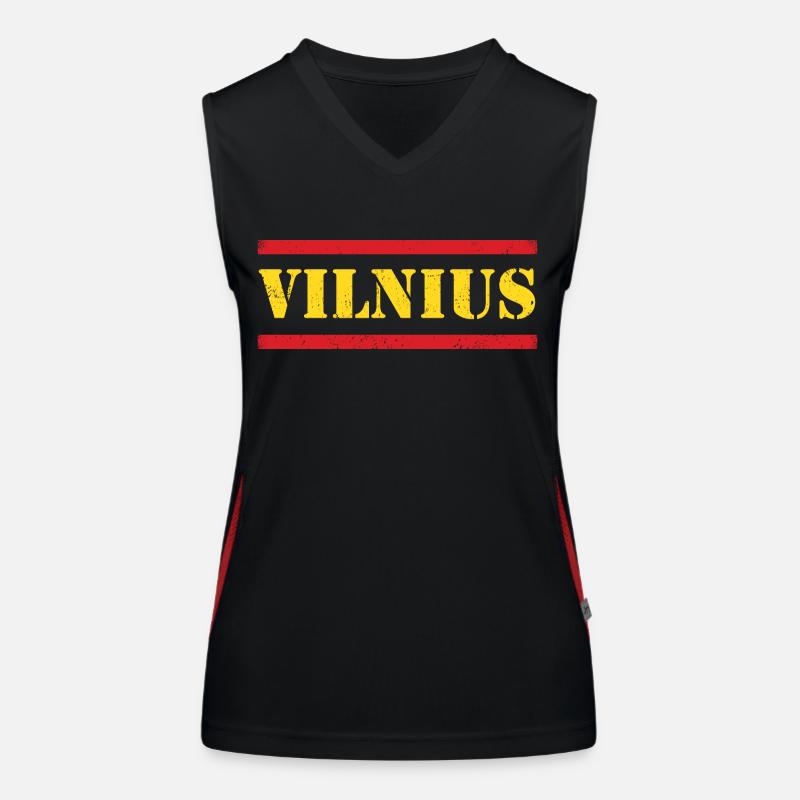 Vilnius Funktionelles Kontrast-Tank Top für Frauen