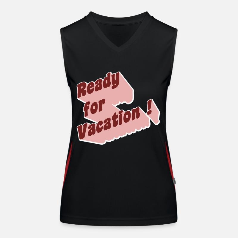 Ready for vacation! Funktionelles Kontrast-Tank Top für Frauen
