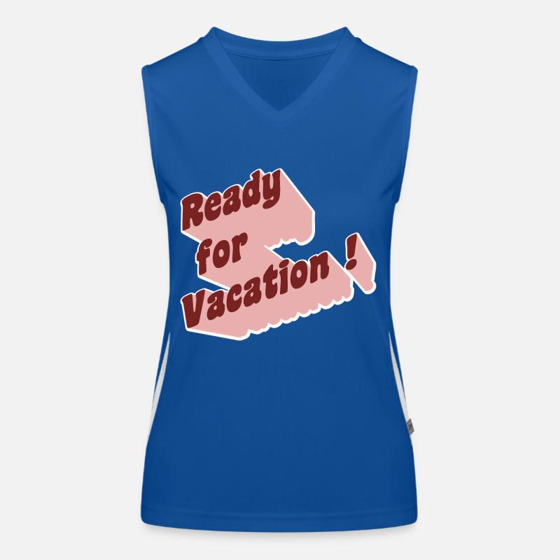 Ready for vacation! Funktionelles Kontrast-Tank Top für Frauen