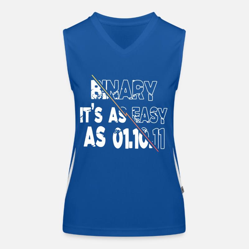 Analyste Hacking Codes Computer Freak Débardeur respirant contrasté Femme