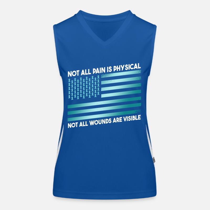 PTSD Warrior Women's Functional Contrast Tank Top