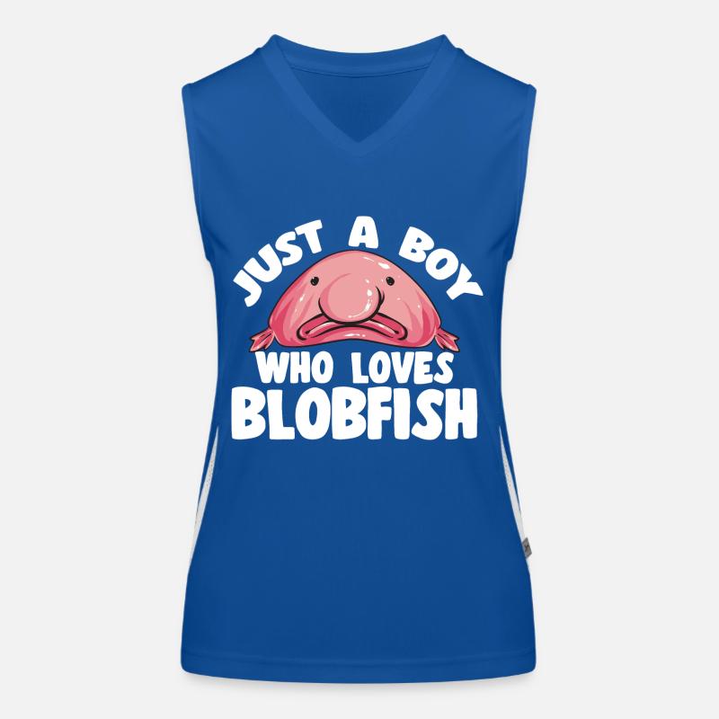 Blobfisch Funktionelles Kontrast-Tank Top für Frauen