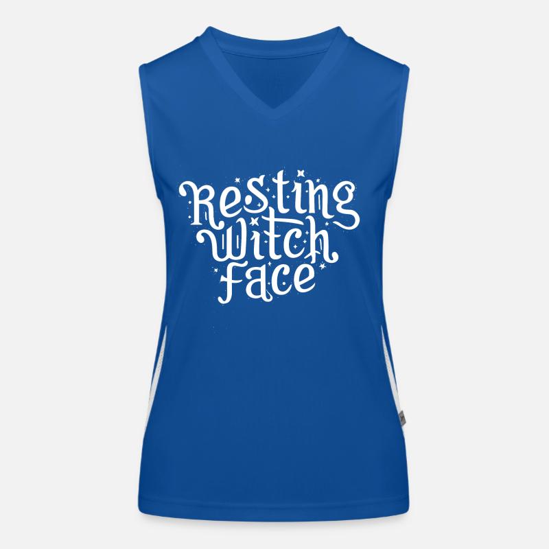 Resting Witch Face Women's Functional Contrast Tank Top