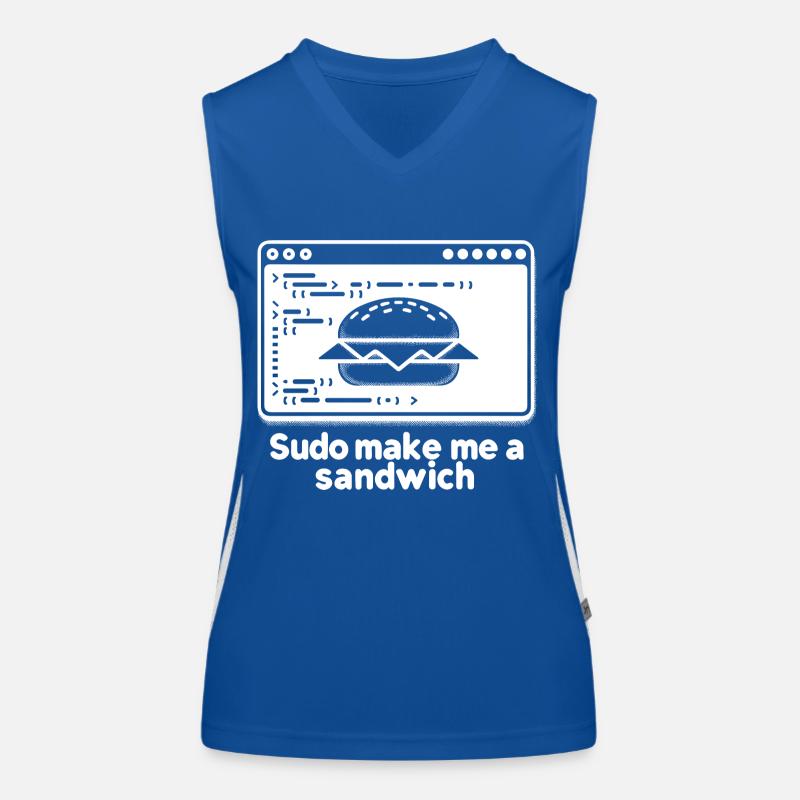 Sudo Fais-moi un sandwich Débardeur respirant contrasté Femme