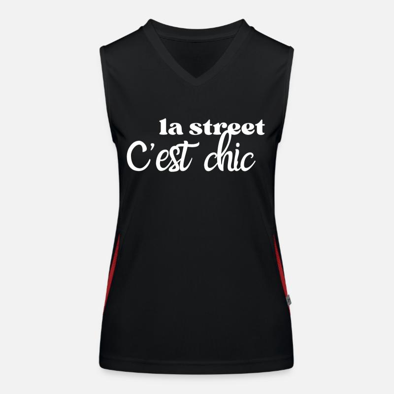 La street c’est chic Débardeur respirant contrasté Femme