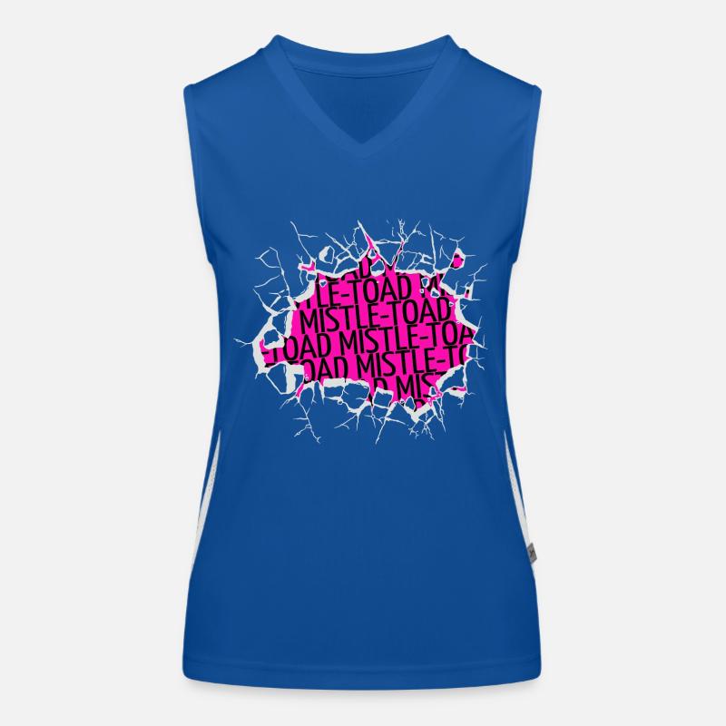 Dinosaur Fan Fun Awesome Bodybuilder Women's Functional Contrast Tank Top