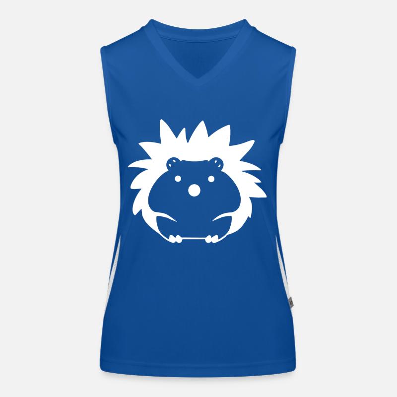 Igel Funktionelles Kontrast-Tank Top für Frauen