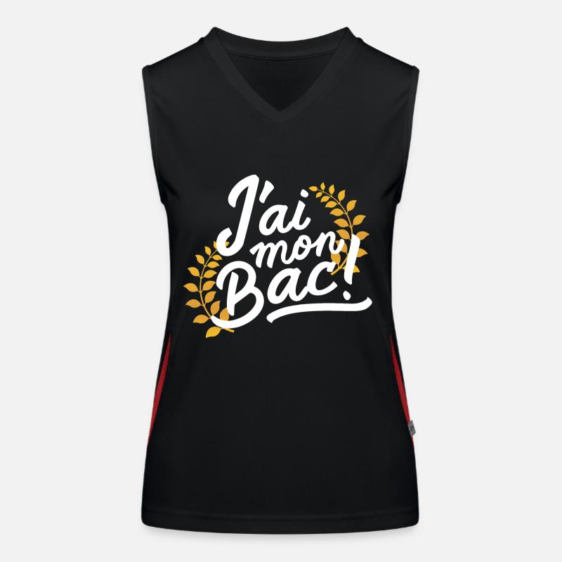 J'ai mon bac Débardeur respirant contrasté Femme