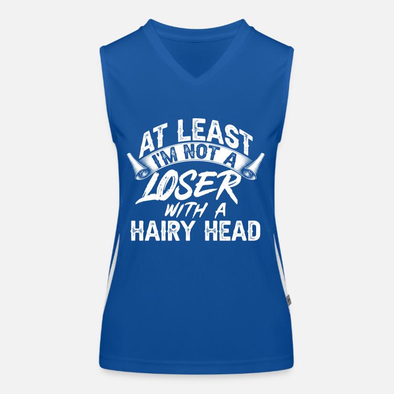Bald Head Baldness Beard Bald Head Women's Functional Contrast Tank Top