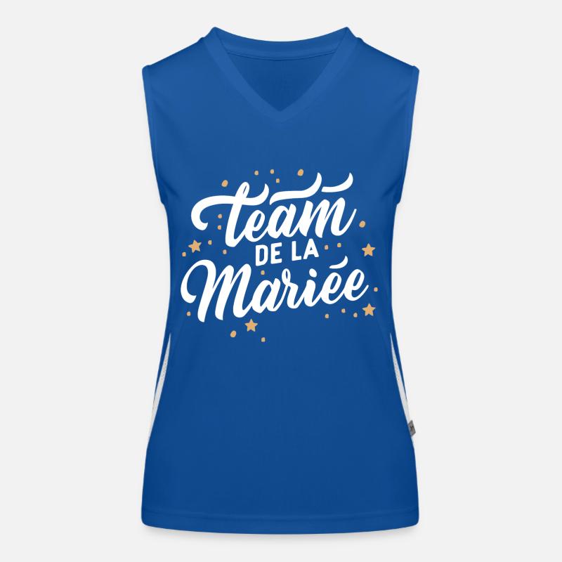 Team de la mariée Débardeur respirant contrasté Femme