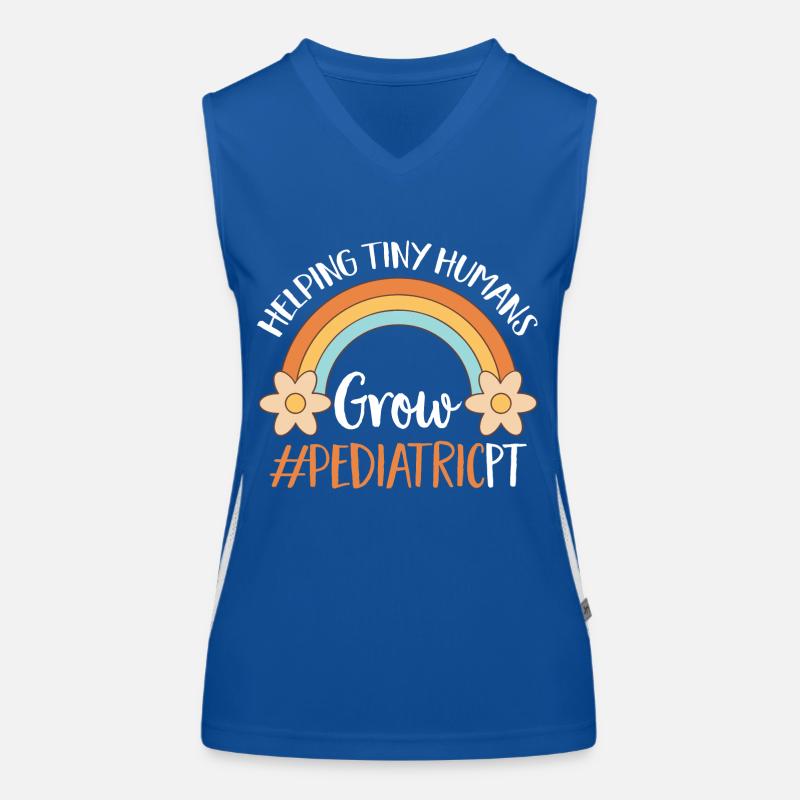 Physiotherapy Paediatric physiotherapist Women's Functional Contrast Tank Top