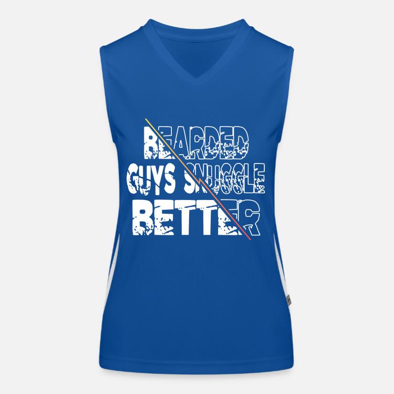 covid19 coach beard present funny quote Funktionelles Kontrast-Tank Top für Frauen