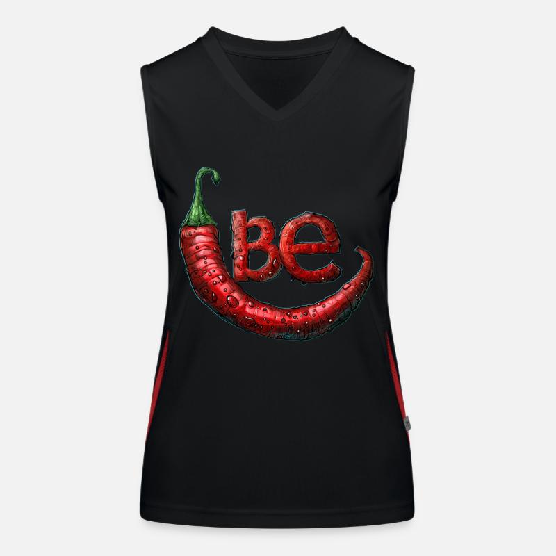 be Chilli Funktionelles Kontrast-Tank Top für Frauen