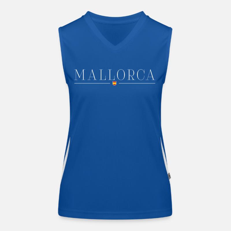 Mallorca Sun Magic T-Shirt Débardeur respirant contrasté Femme