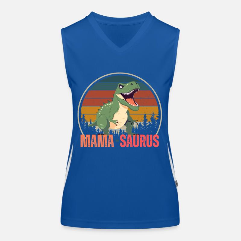 Mama saurus Funktionelles Kontrast-Tank Top für Frauen