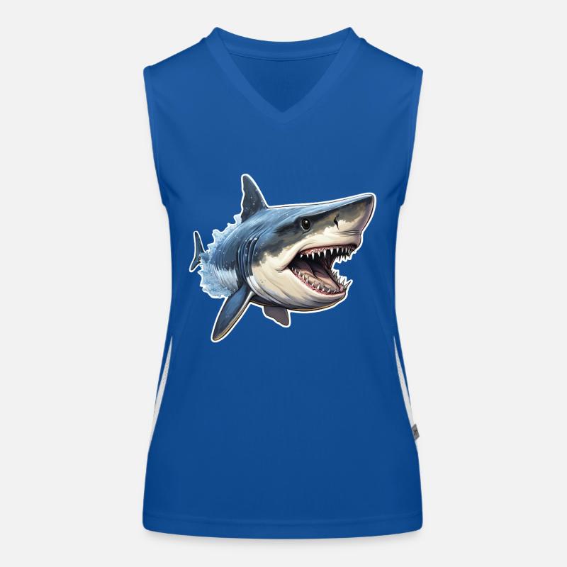 Requin vorace Débardeur respirant contrasté Femme