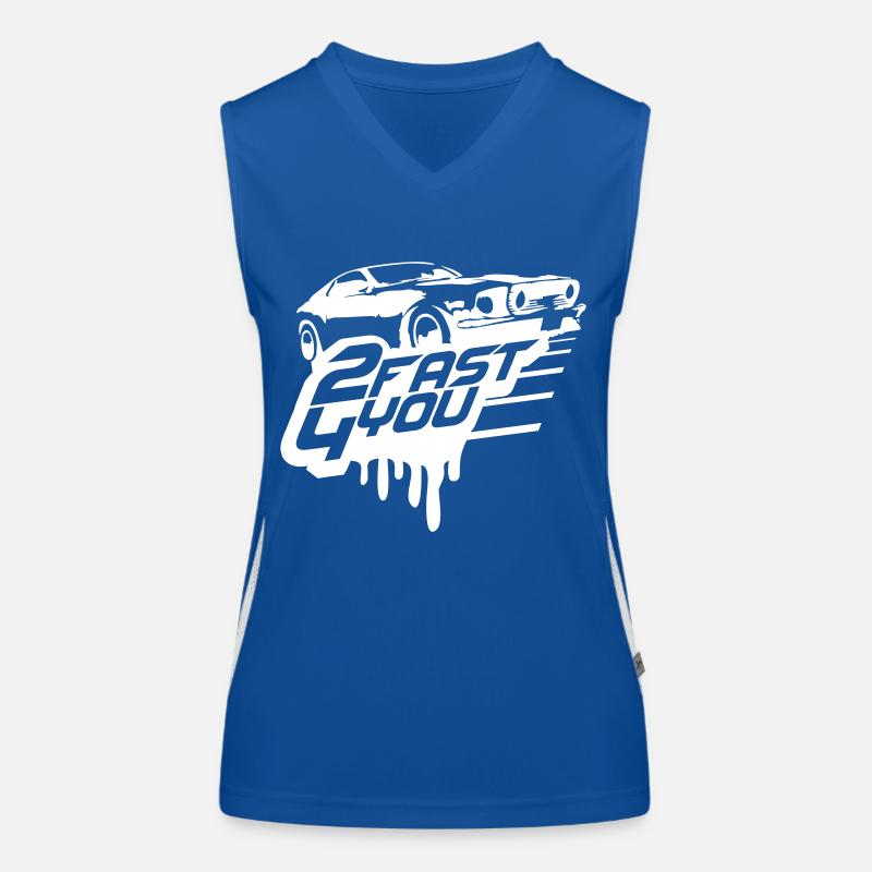 Too Fast for You Saying 2 Too Fast 4 For You Women's Functional Contrast Tank Top
