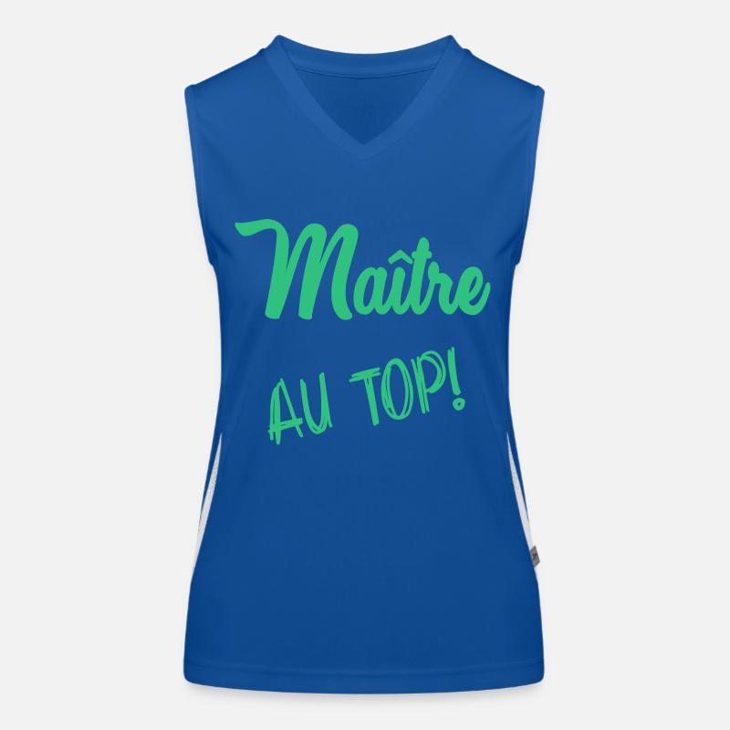 MAÎTRE Débardeur respirant contrasté Femme