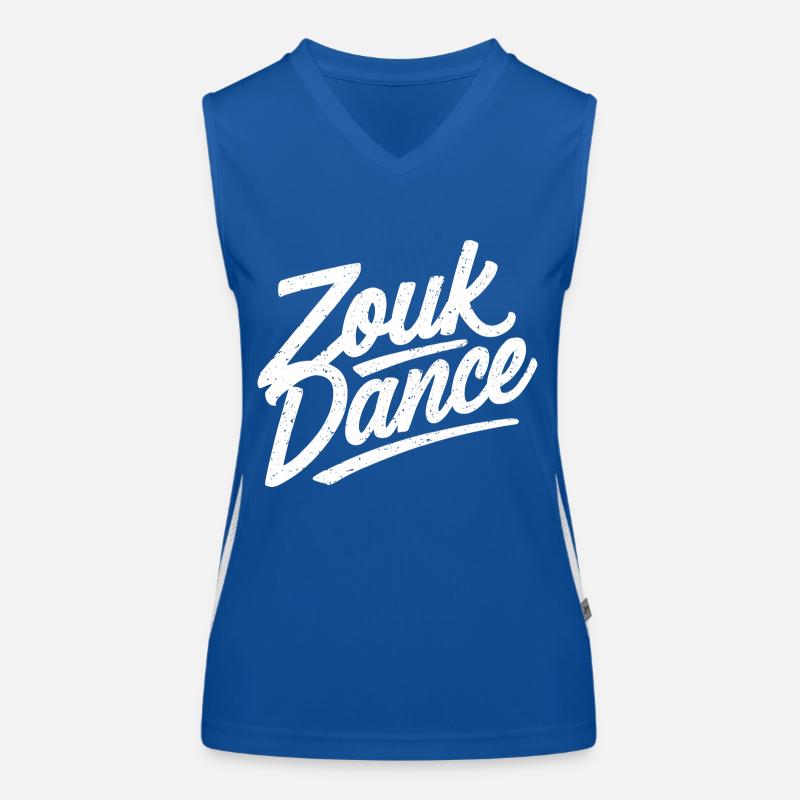 Cadeau de danse Zouk Débardeur respirant contrasté Femme