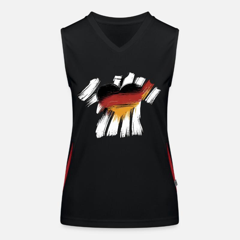 SUPPORT CLOTHES Women's Functional Contrast Tank Top