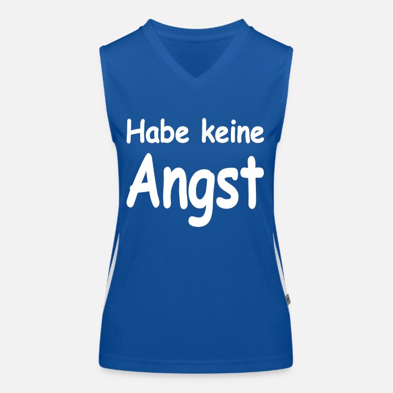 Angst Funktionelles Kontrast-Tank Top für Frauen