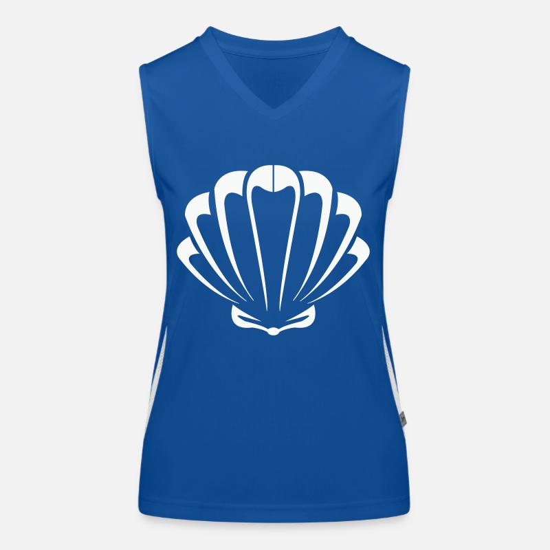coquille Débardeur respirant contrasté Femme