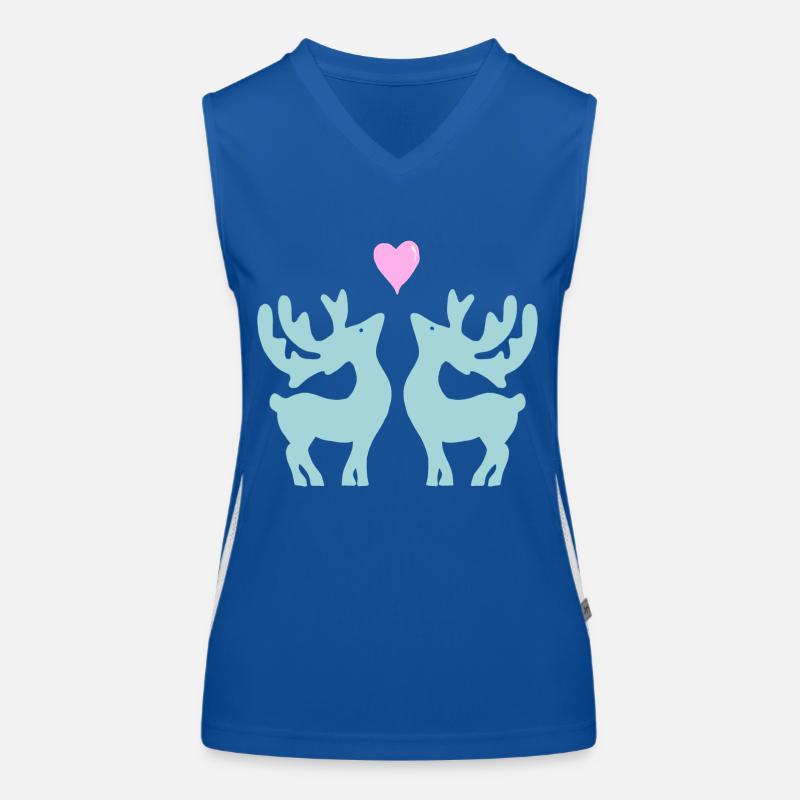 HirschRomanze Funktionelles Kontrast-Tank Top für Frauen