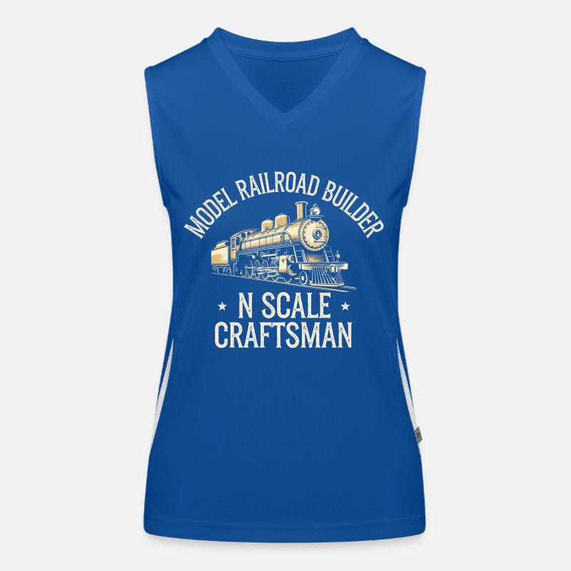 Model Railway Architecture Women's Functional Contrast Tank Top