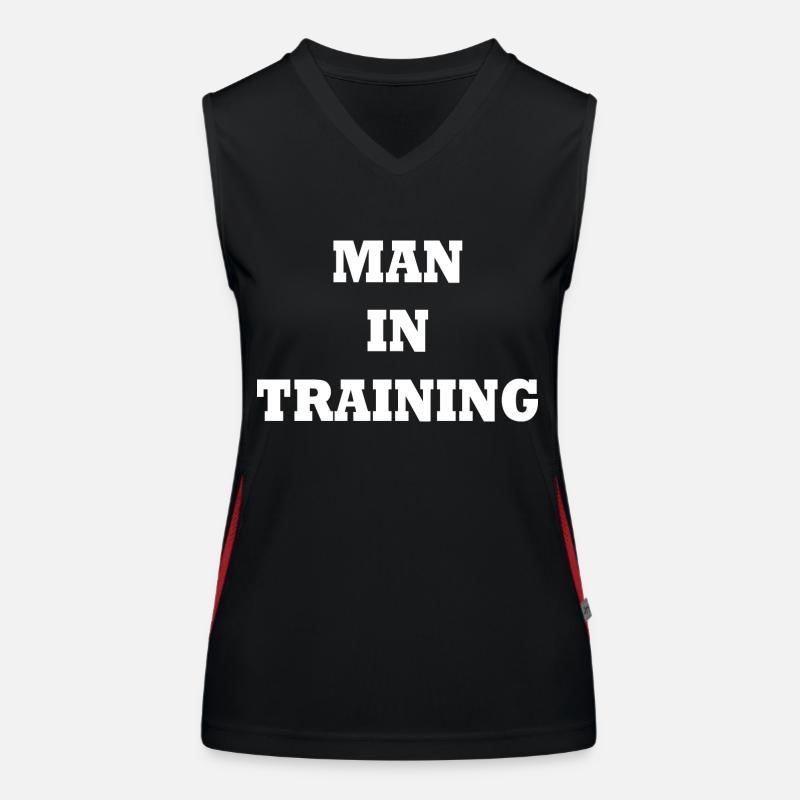 Man in Training Débardeur respirant contrasté Femme