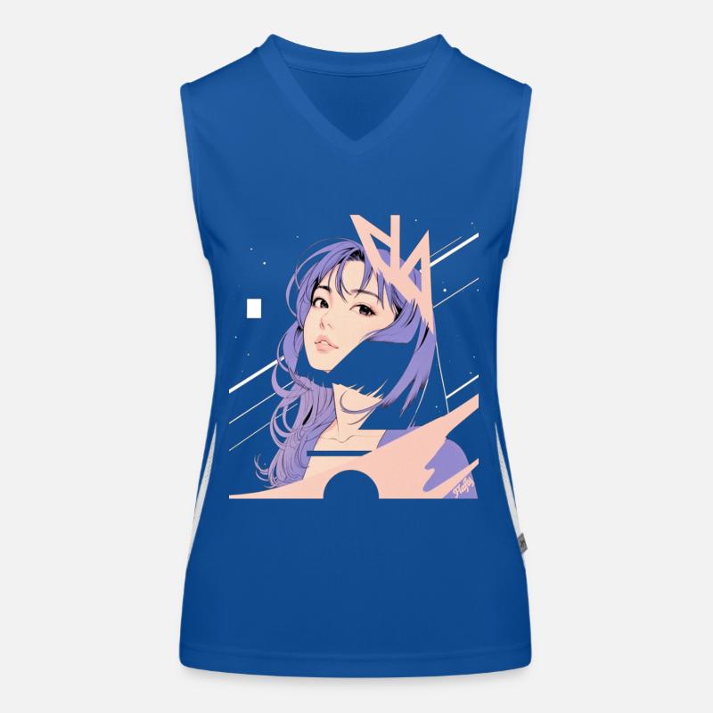 Nostalgie de l'espace ✨ Débardeur respirant contrasté Femme