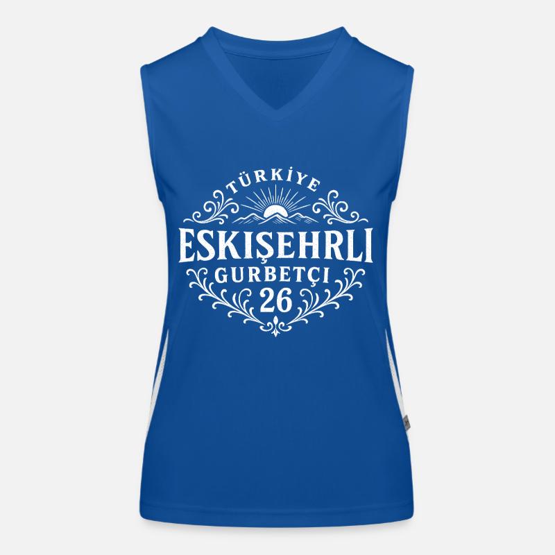 Eskisehir Débardeur respirant contrasté Femme