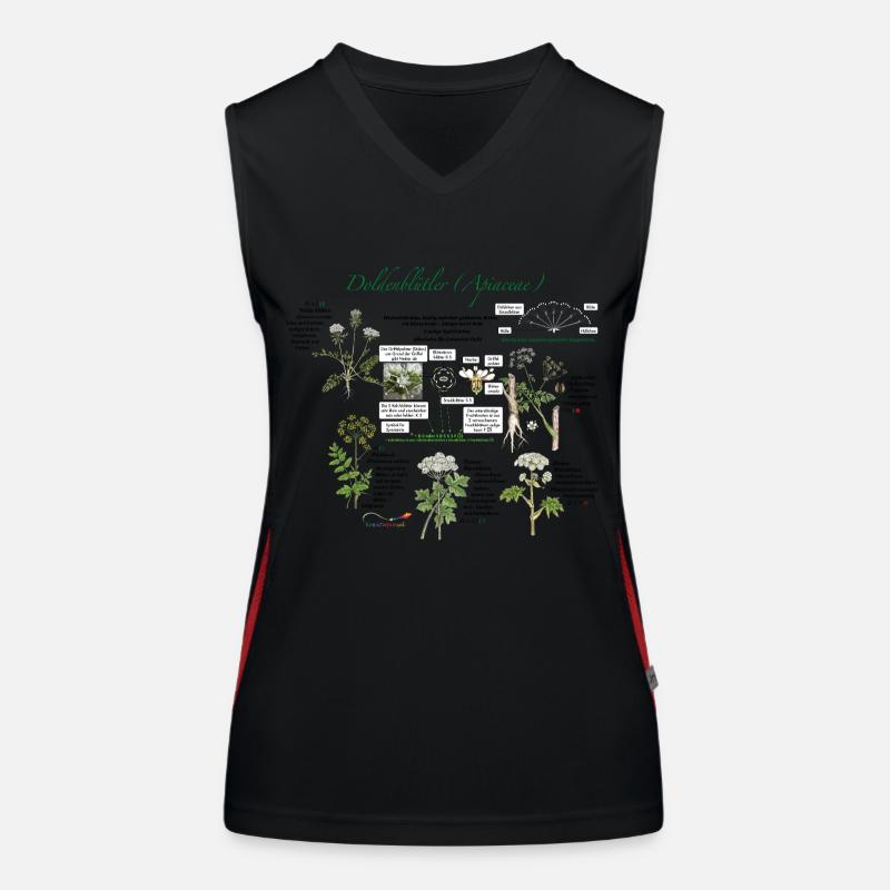 Doldengewächs Funktionelles Kontrast-Tank Top für Frauen