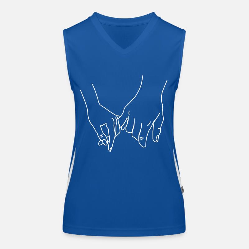 Hände Love Funktionelles Kontrast-Tank Top für Frauen