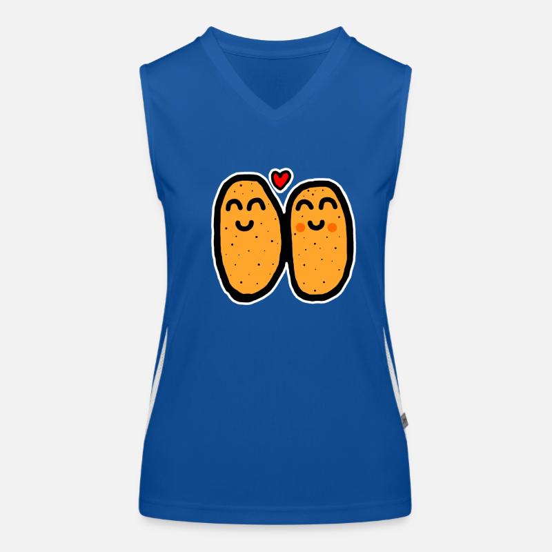 Two potatoes Women's Functional Contrast Tank Top