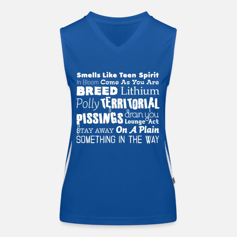 nevermind_white Funktionelles Kontrast-Tank Top für Frauen