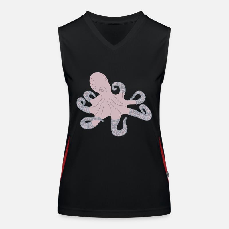 ARCTIC OCTOPUS Funktionelles Kontrast-Tank Top für Frauen