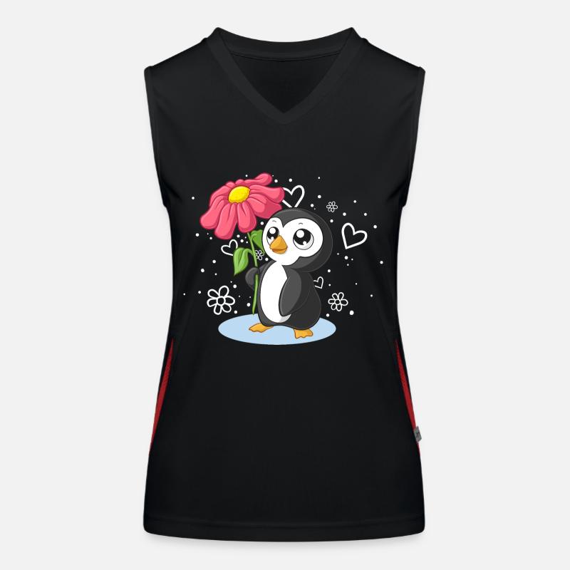 Pinguin Tshirt Débardeur respirant contrasté Femme