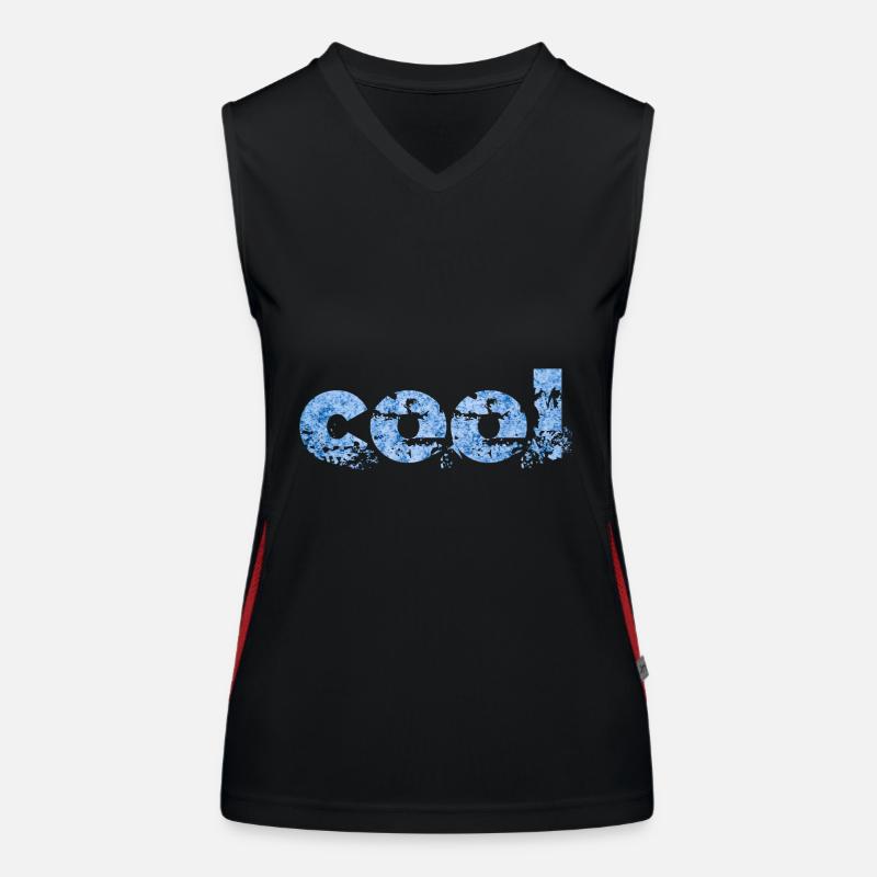 Cool Cool Cool Funktionelles Kontrast-Tank Top für Frauen
