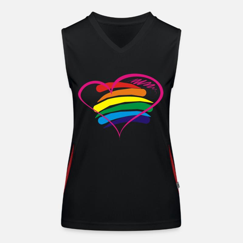 Pride Funktionelles Kontrast-Tank Top für Frauen
