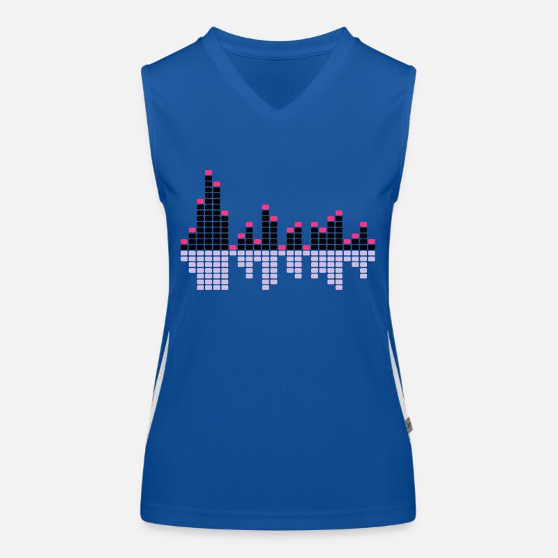 Equalizer1 3c Funktionelles Kontrast-Tank Top für Frauen