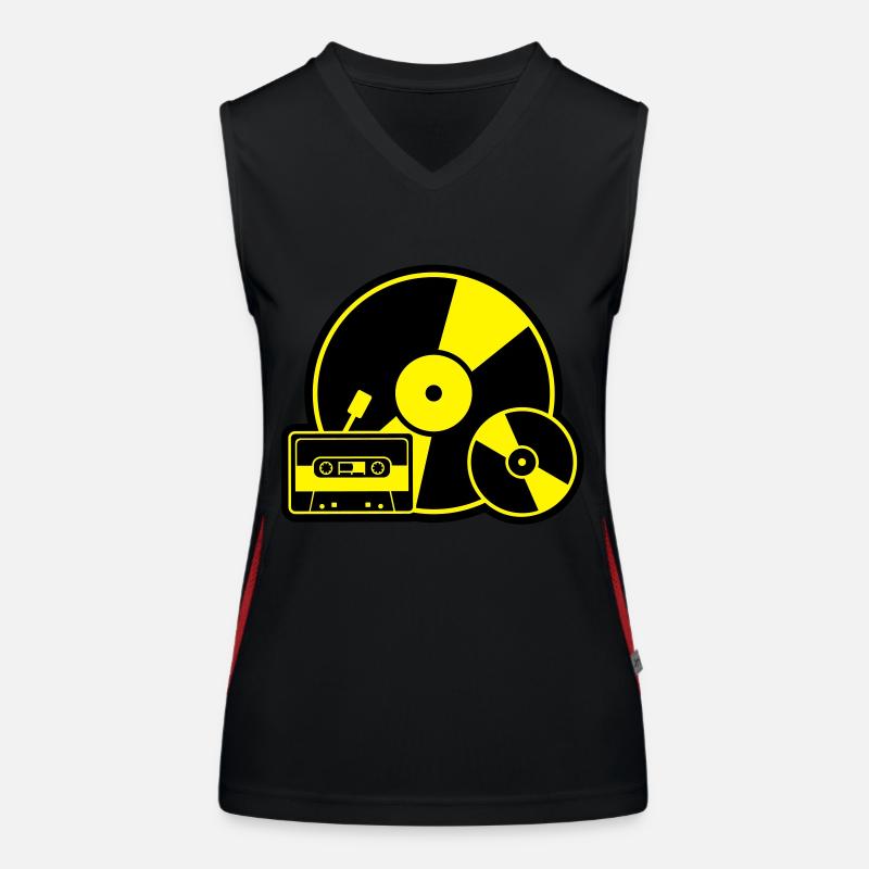 Music Evolution Women's Functional Contrast Tank Top