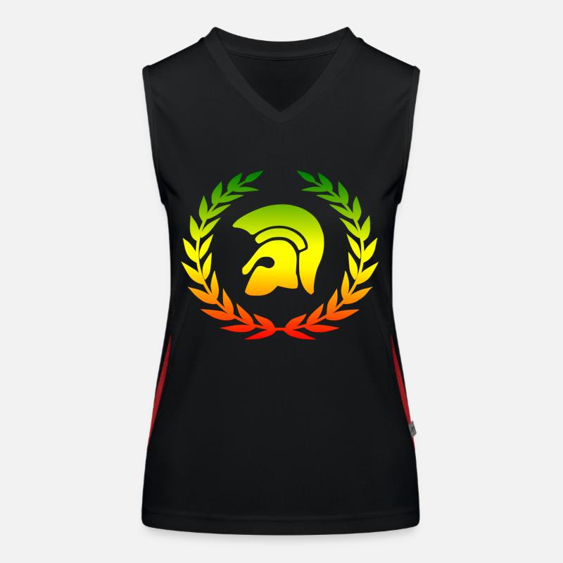 Trojan reggae laurel Débardeur respirant contrasté Femme