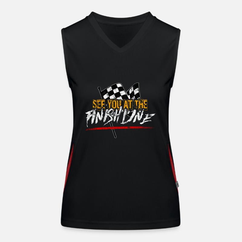 Auto Funktionelles Kontrast-Tank Top für Frauen
