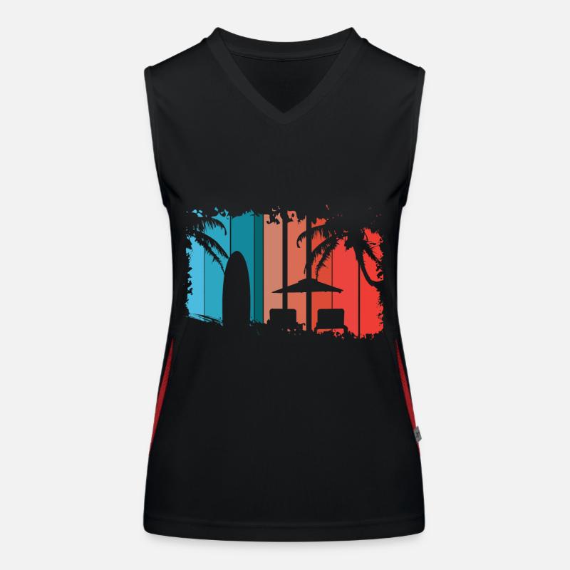 Beach Women's Functional Contrast Tank Top
