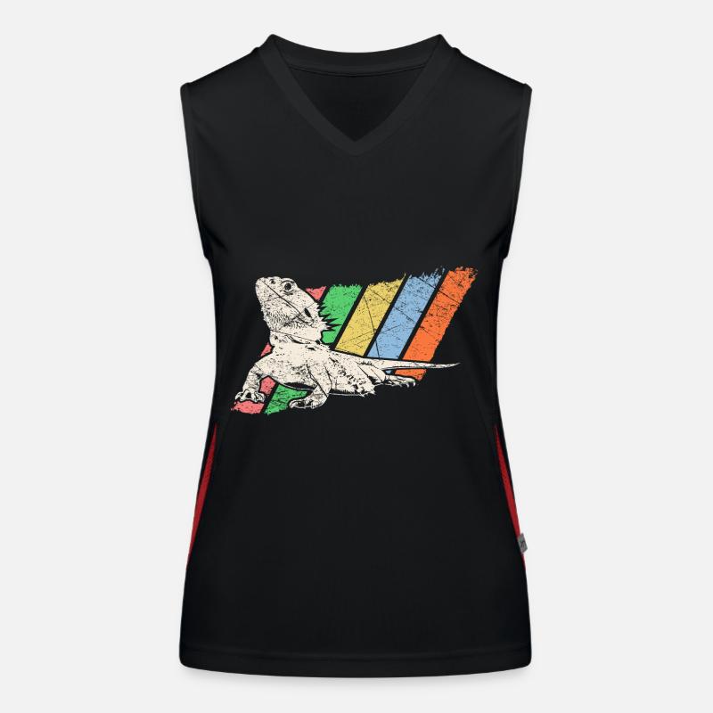 Haustier Retro Funktionelles Kontrast-Tank Top für Frauen