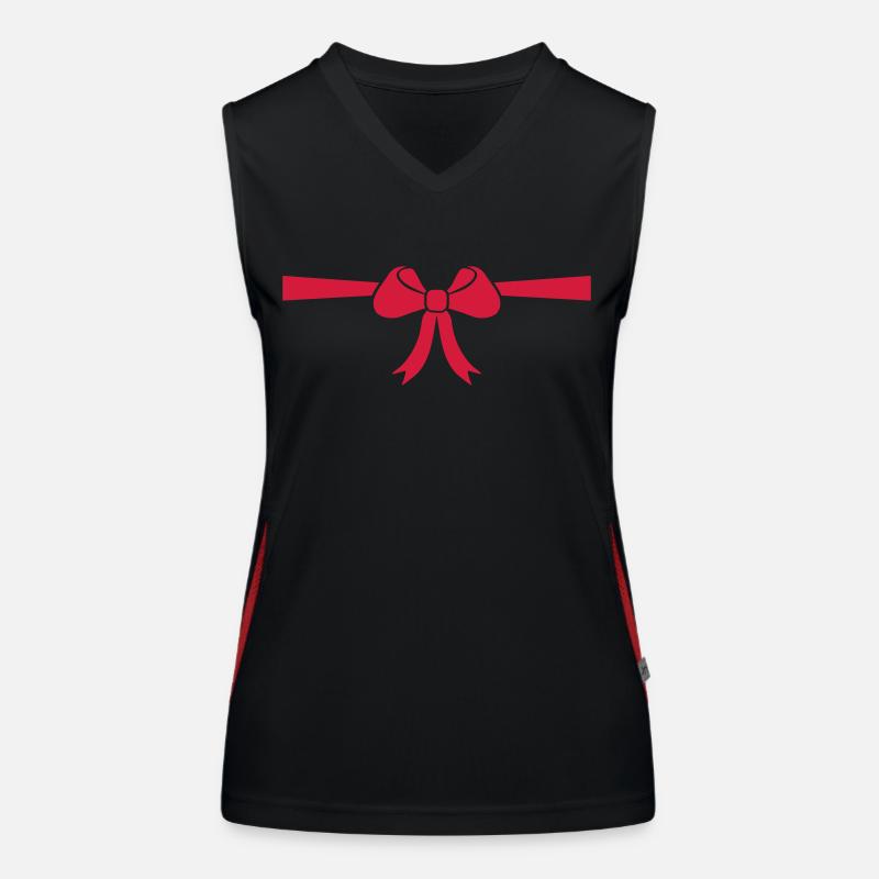 Schleife Funktionelles Kontrast-Tank Top für Frauen