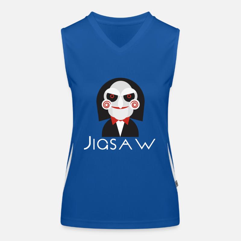 Jigsaw as Doll - Puzzle as a doll Women's Functional Contrast Tank Top