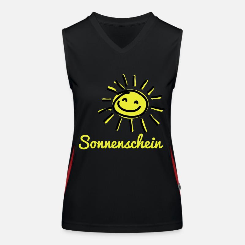 Sonnenschein Funktionelles Kontrast-Tank Top für Frauen