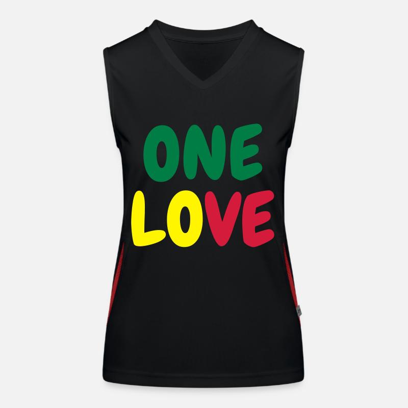 Cannabis / Haschich / Marijuana / Reggae / Rasta Débardeur respirant contrasté Femme