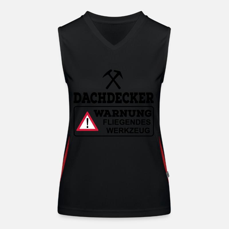 Dachdecker Funktionelles Kontrast-Tank Top für Frauen